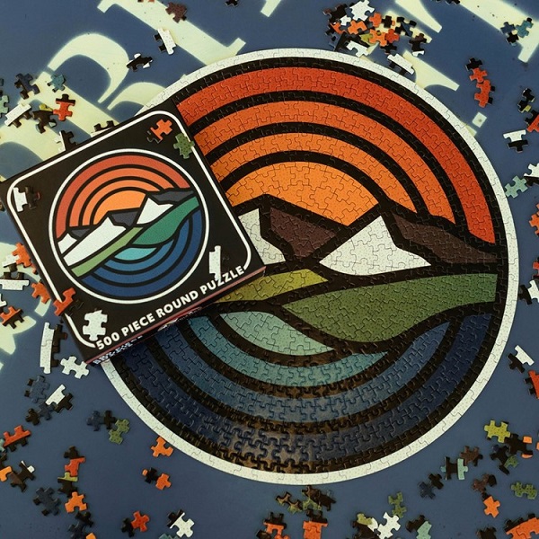 ATOMICCHILD Circle Sunset Puzzle - 500pc