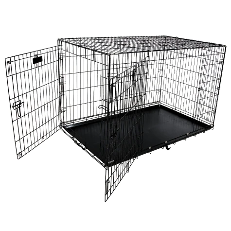 Petmate 42 Inch 2-Door Wire Dog Crate