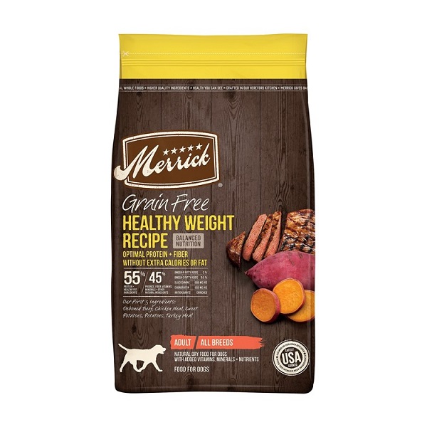 Merrick Healthy Weight Recipe Grain-Free Adult Dog Food - 22lb