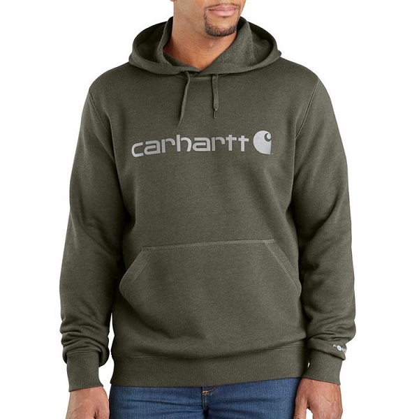Carhartt Force Relaxed Fit Men's Midweight Hooded Logo Sweatshirt