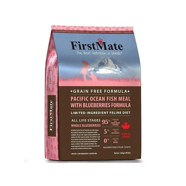 FirstMate Limited Ingredient Diet Fish Meal with Blueberries Formula Cat Food - 3.96lb