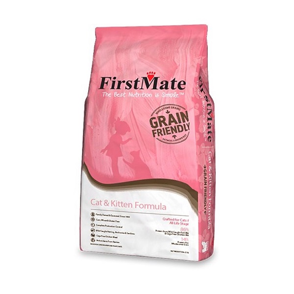 FirstMate Grain Friendly Cat & Kitten Formula Cat Food - 5lb