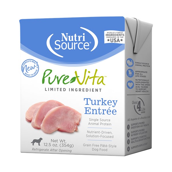 NutriSource Pure Vita Chicken Entrée Limited Ingredient Grain Free Wet Dog Food