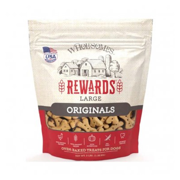 SPORTMiX Wholesomes Large Golden Biscuit Dog Treats 3lb