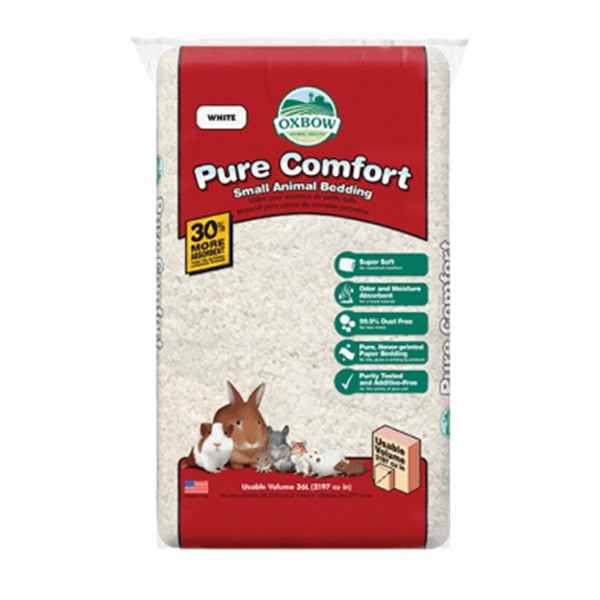 Oxbow Pure Comfort Small Animal Bedding White 36 Liter