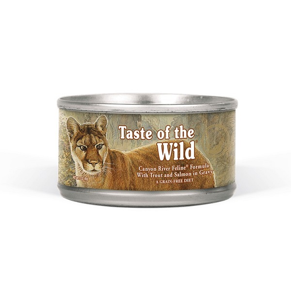 Taste of the Wild Canyon River Feline Recipe w/Trout & Smoked Salmon Grain-Free Wet Cat Food - 5.5oz