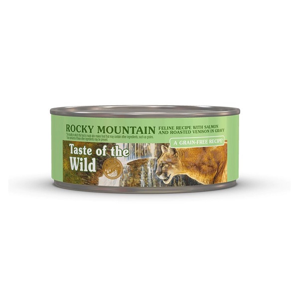 Taste of the Wild Rocky Mountain w/Venison & Salmon Grain-Free Wet Cat Food - 5.5oz