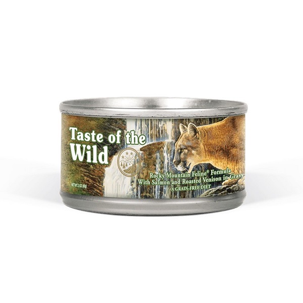 Taste of the Wild Rocky Mountain w/Venison & Salmon Grain-Free Wet Cat Food - 3oz