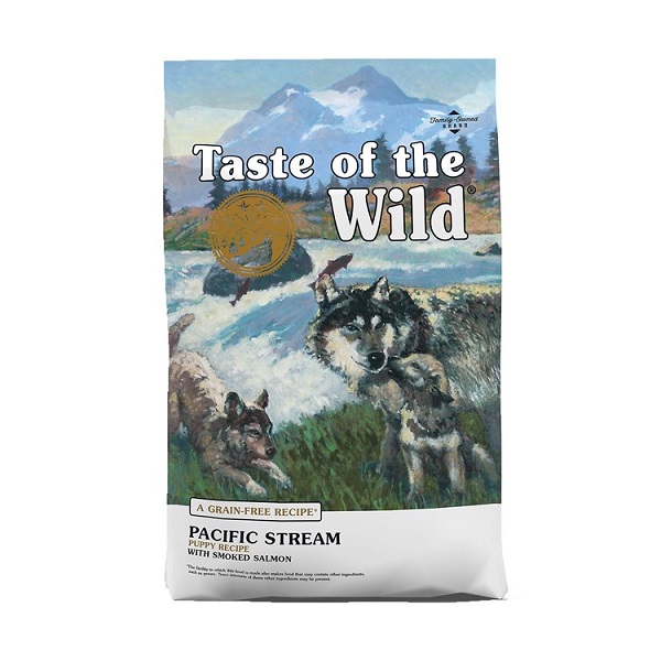Taste of the Wild Pacific Stream Puppy Recipe w/Smoked Salmon Grain-Free Dry Puppy Food - 5lb