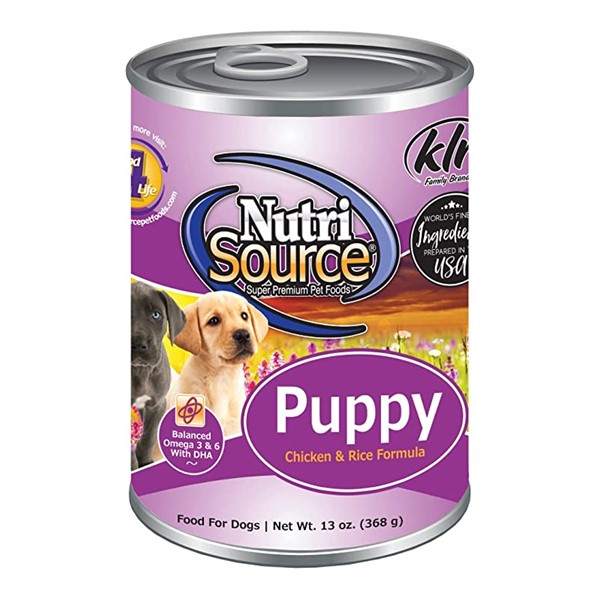 NutriSource Chicken & Rice Puppy Wet Dog Food - 13oz
