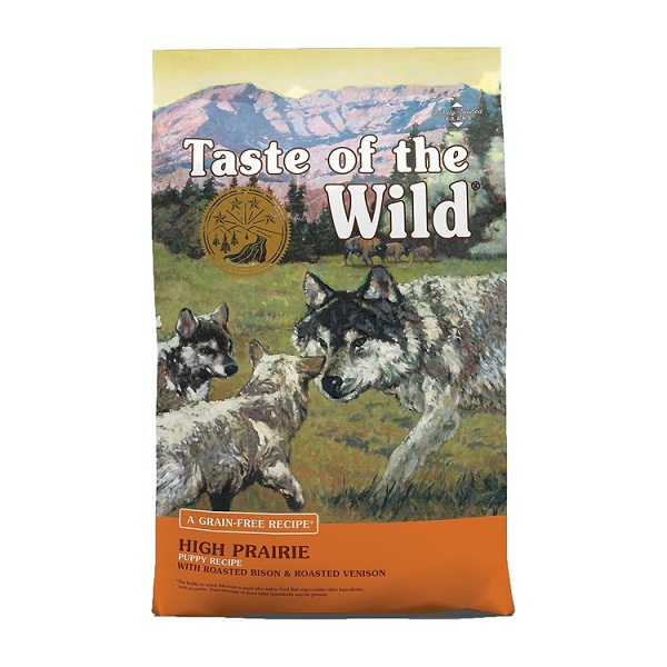 Taste of the Wild High Prairie Puppy Recipe w/Bison & Venison Grain-Free Dry Puppy Food - 15lb