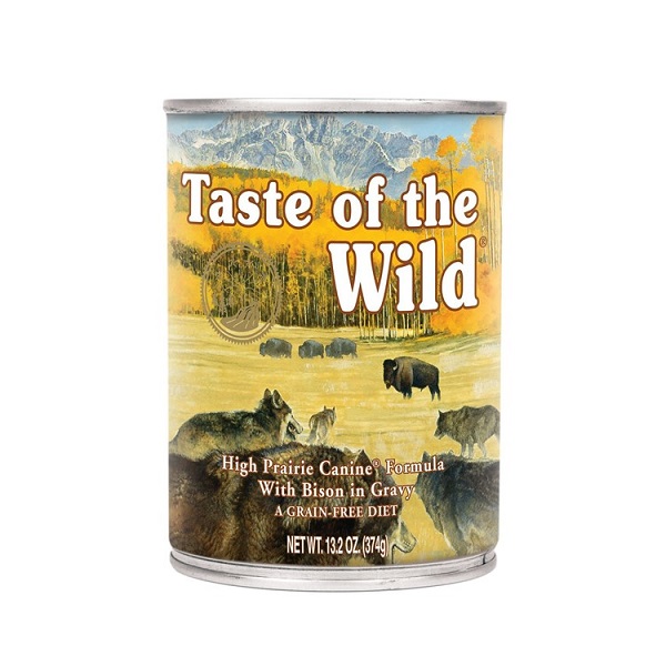 Taste of the Wild High Prairie Canine Recipe w/Bison & Venison Grain-Free Wet Dog Food - 13.2oz