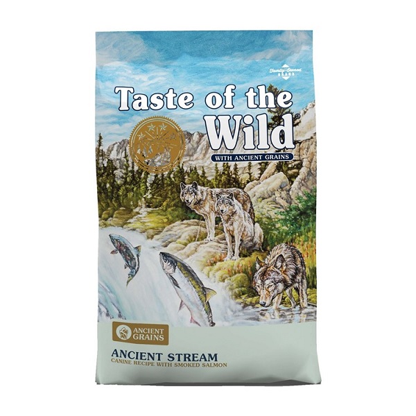 Taste of the Wild Ancient Stream Canine Recipe w/Smoked Salmon Grain-Free Dry Dog Food - 14lb