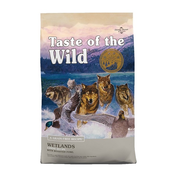 Taste of the Wild Wetlands Canine Recipe w/Roasted Fowl Grain-Free Dry Dog Food - 14lb