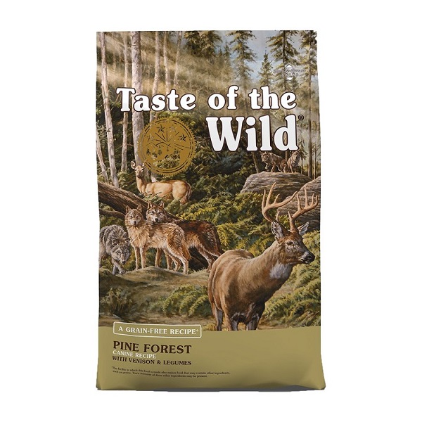 Taste of the Wild Pine Forest Canine Recipe w/Venison & Legumes Dry Dog Food - 28lb