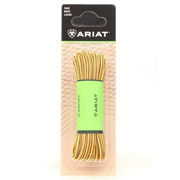 Ariat Waxed Boot Laces - Gold (72")