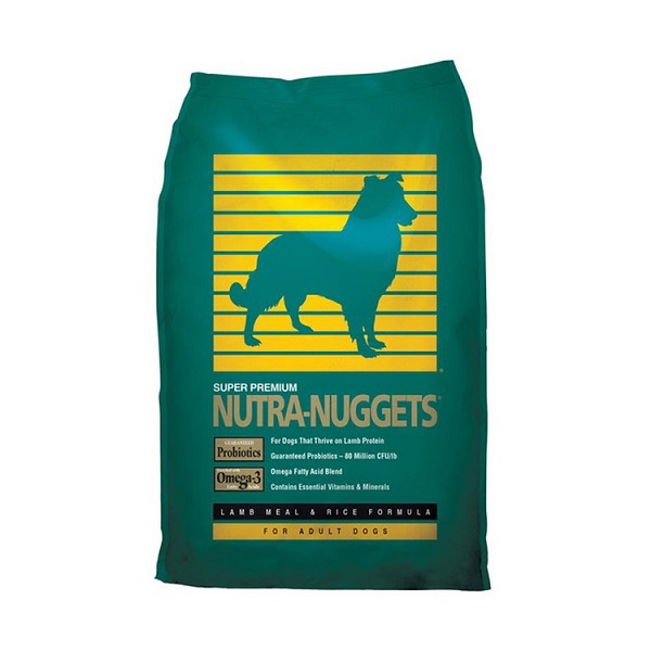Nutra Nuggets Super Premium Lamb Meal & Rice Formula Grain-Free Adult Dog Food - 40lb