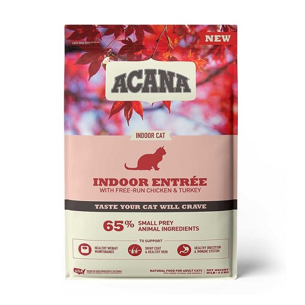 ACANA Chicken & Turkey Entrée Indoor Adult Cat Food - 10lb