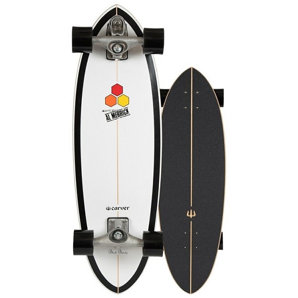 Carver 31.75" Channel Island Black Beauty C7 SurfSkate Complete Skateboard