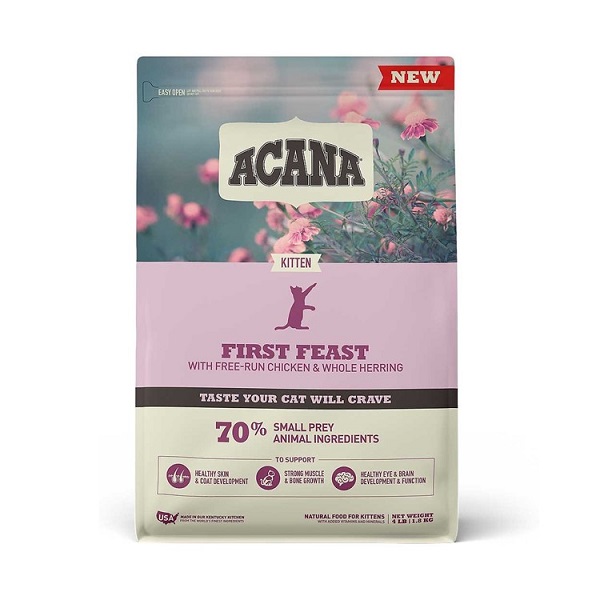 ACANA Chicken & Whole Herring First Feast Kitten Food - 4lb