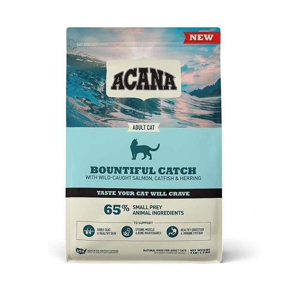 ACANA Salmon, Catfish & Herring Bountiful Catch Adult Cat Food - 4lb