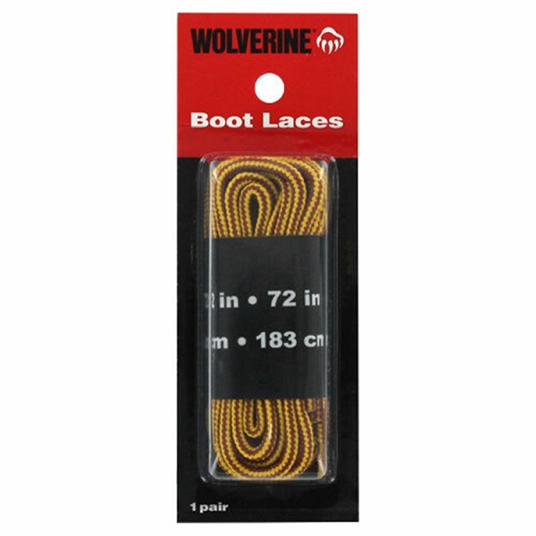 Wolverine Boot Laces - Gold (72")