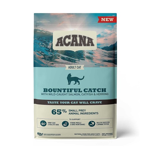 ACANA Salmon, Catfish & Herring Bountiful Catch Adult Cat Food - 10lb