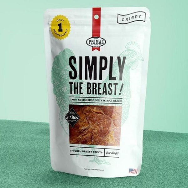 PRIMAL Simply The Breast Chicken Breast Dog Treats