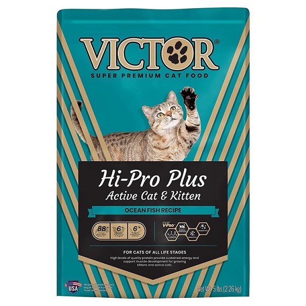 Victor Hi-Pro Plus Active Cat & Kitten Food - 5lb