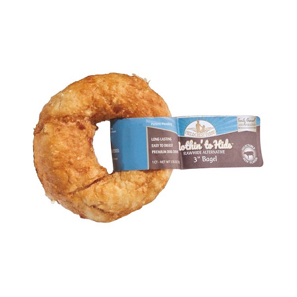 Fieldcrest Farms Nothin' to Hide 3" Bagel Beef Flavored Dog Chew - 1.76oz