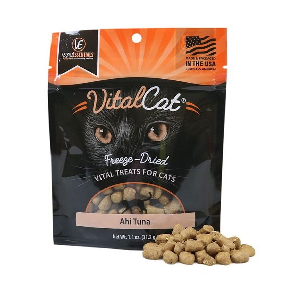 Vital Essentials Ahi Tuna Freeze-Dried Grain Free Cat Treats - 1.1oz
