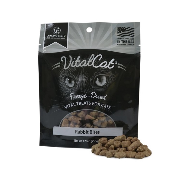 Vital Essentials Rabbit Bites Freeze-Dried Cat Treats - 0.9oz