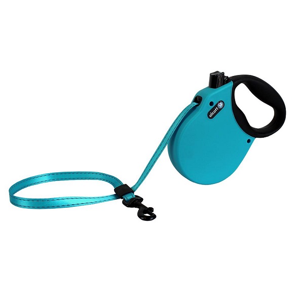 Alcott Adventure 16' Small Retractable Leash (45lb) - Blue
