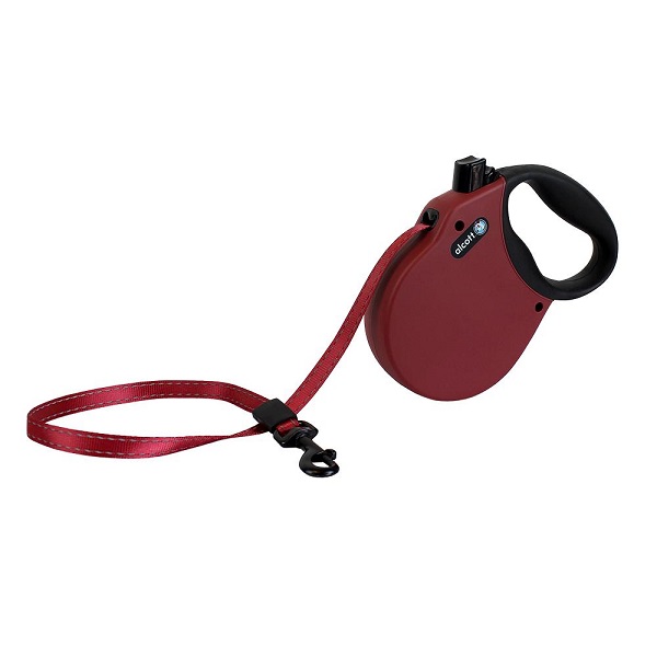 Alcott Adventure 16' Small Retractable Leash (45lb) - Red