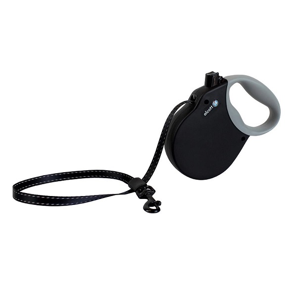 Alcott Adventure 16' Small Retractable Leash (45lb) - Black