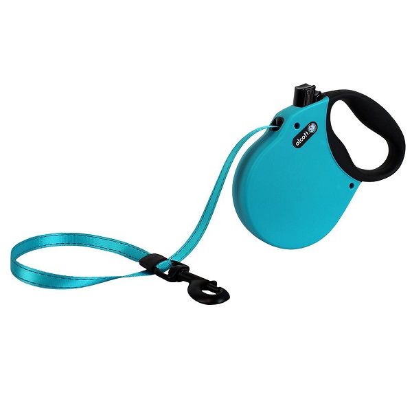 Alcott Adventure 16' Medium Retractable Leash (65lb) - Blue