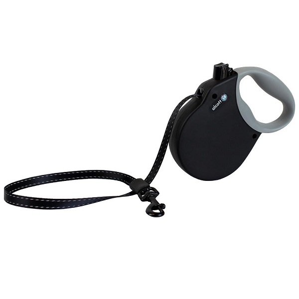 Alcott Expedition 24' Large Retractable Leash (110lb) - Black