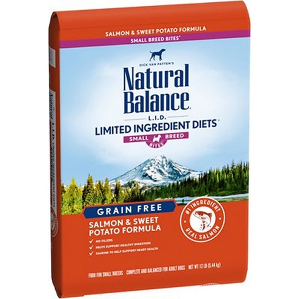 Natural Balance L.I.D. Small Breed Salmon & Sweet Potato Dry Dog Food - 12lb