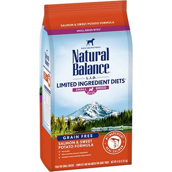 Natural Balance L.I.D. Small Breed Salmon & Sweet Potato Dry Dog Food - 4lb