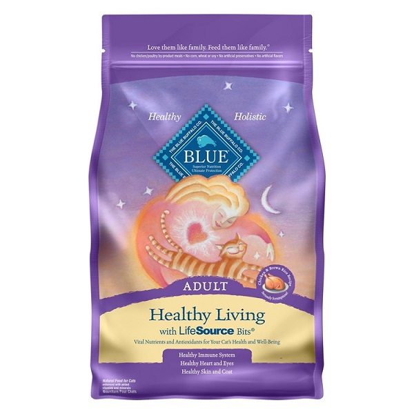 Blue Buffalo Healthy Living Chicken & Brown Rice Adult Dry Cat Food - 7lb