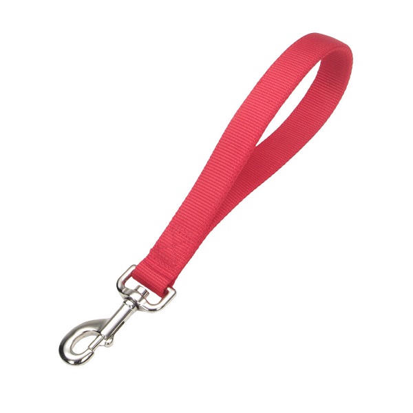 Coastal Pet Products 12" Double-Ply Dog Traffic Leash - Red