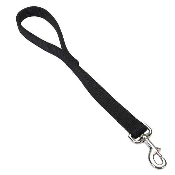 Coastal Pet Products 18" Double-Ply Dog Traffic Leash - Black