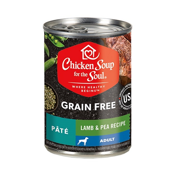 Chicken Soup for the Soul Grain Free Lamb & Pea Pate Canned Dog Food - 13oz