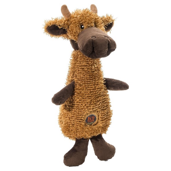 Outward Hound Charming Pet Scruffles Moose Squeaky Dog Toy