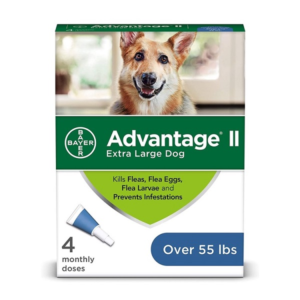 Advantage II Topical Flea Treatment For Dogs - 4 Dose
