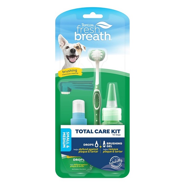 TropiClean Fresh Breath Total Care Dog Dental Kit