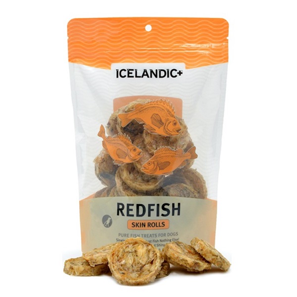 Icelandic+ Redfish Skin Roll Dog Treats (3oz)