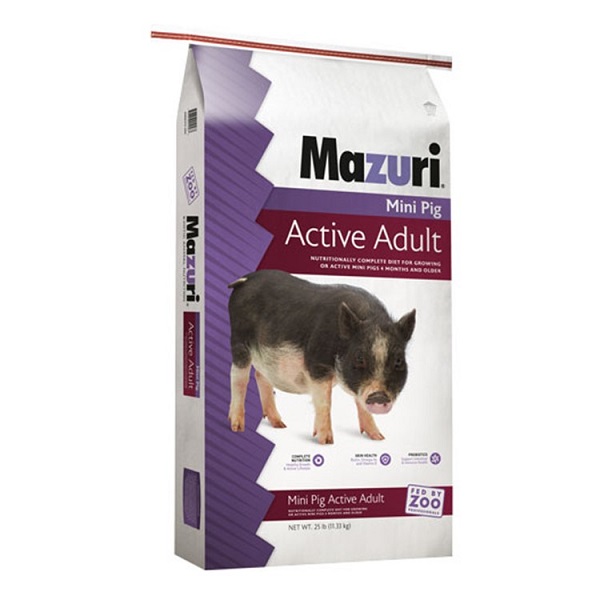 Mazuri Mini Pig Active Adult - 25lb