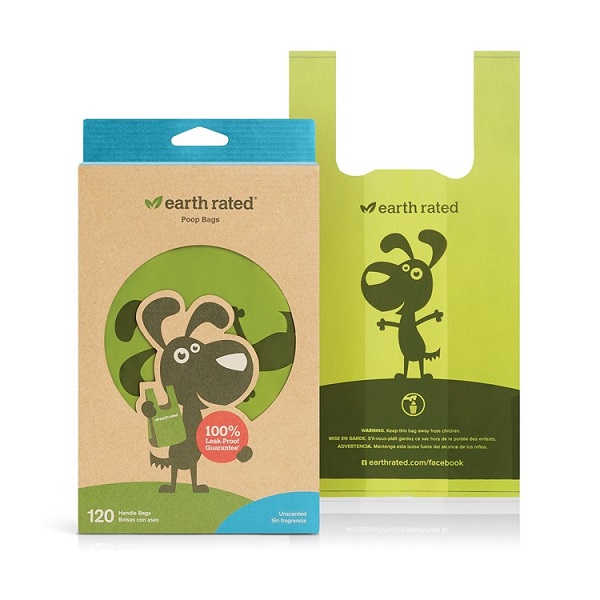 Earth Rated PoopBags Unscented Handle Bags