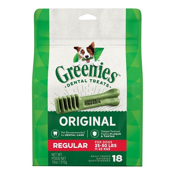 Greenies Original Dental Dog Treats - Regular (25-50 lbs)